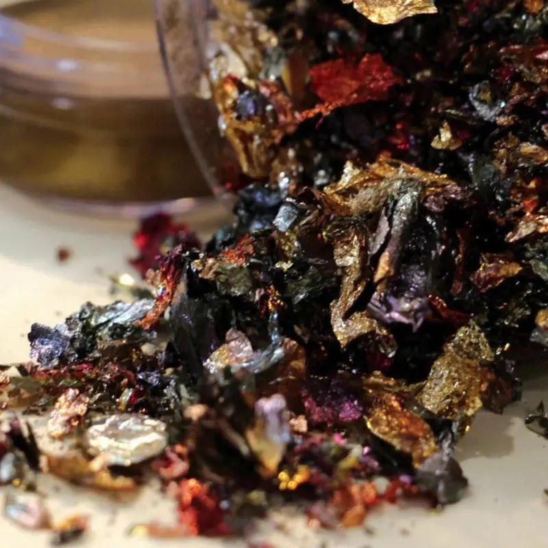 Autumn Leaves Gilding Flakes By Cosmic Shimmer – Metallic Leaf Finish 1