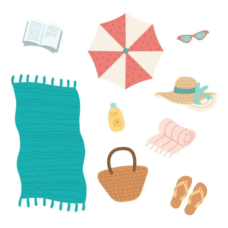 Beach Vacation Lovely Layers Die Collection 1