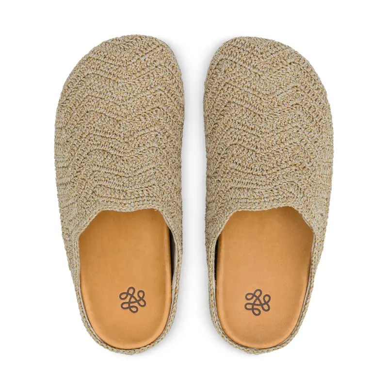 Bolinas Bamboo Static Ripple Hand-Crocheted Clog 1