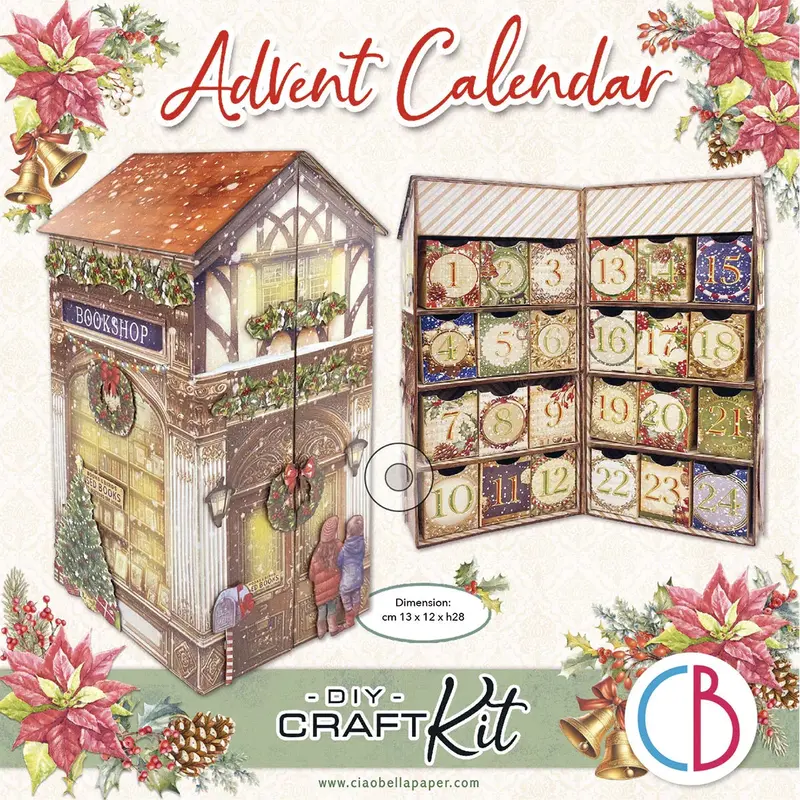 Bookshop-Themed Advent Calendar Craft Kit 1