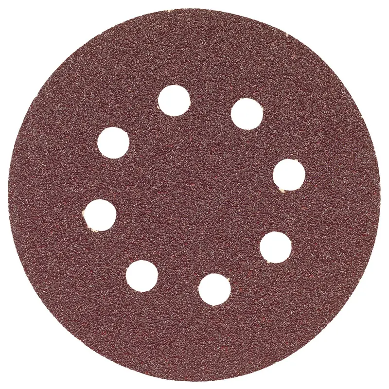 Bosch 5-Pack Random Orbit Sanding Discs – 5-Inch, 8-Hole Hook-And-Loop Format 1