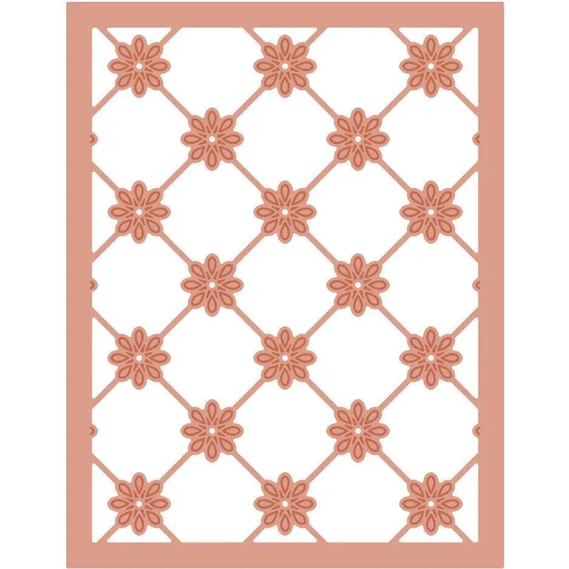 Delicate Daisy A2 Cover Plate – Top Layer Die 1