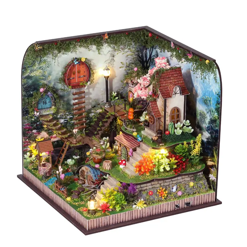 Fairy House Diorama Craft Kit – Enchanted Miniature Build 1