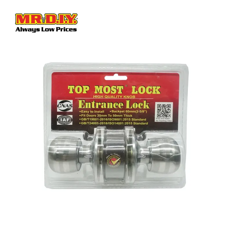 Fighter 3631Ss/Sp Silver Cylinder Stainless Steel Entrance Door Lock – 60Mm 1