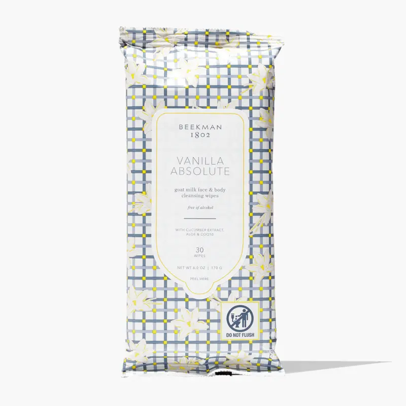 Gentle Goat Milk Facial Cleansing Wipes For Sensitive Skin 1
