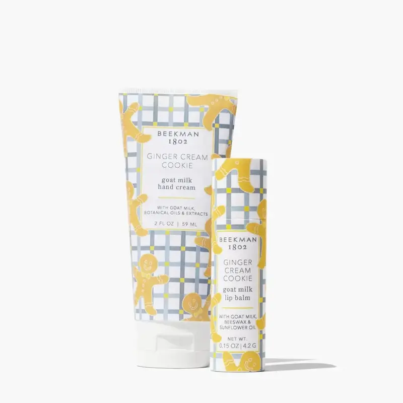 Ginger Cream Cookie Scented Hand & Lip Care Set 1