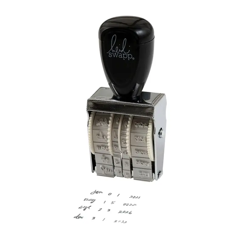 Hand-Stamped Rolling Date Tool By Heidi Swapp 1