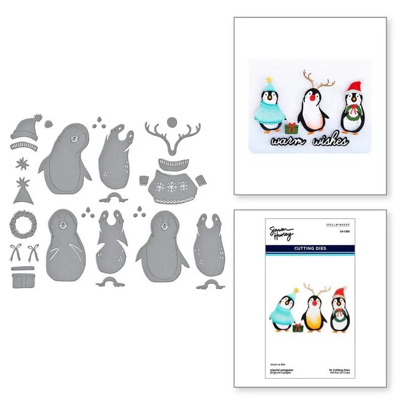 Let It Snow Penguin Die Collection By Simon Hurley 1