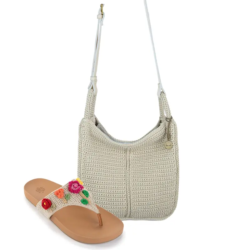 Los Feliz Crossbody Bag + Everly Sandal Set 1