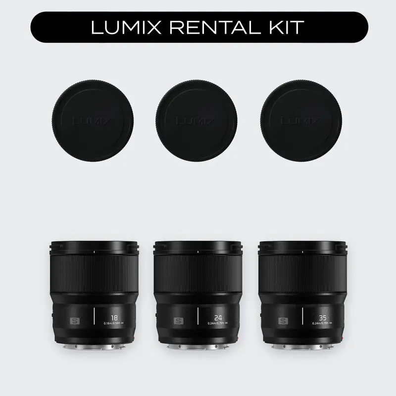 Lumix Full-Frame Wide-Angle Prime Lens Rental Bundle: 35Mm F1.8, 24Mm F1.8 & 18Mm F1.8 (L-Mount) 1