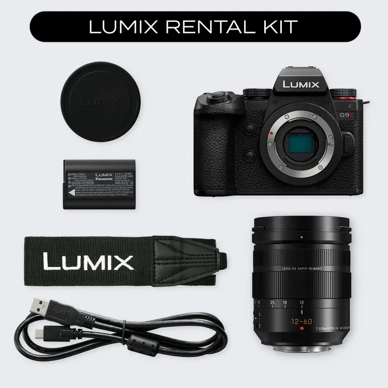 Lumix G9Ii Micro Four Thirds Mirrorless Camera Rental Kit With 12–60Mm F2.8–4 Lens 1