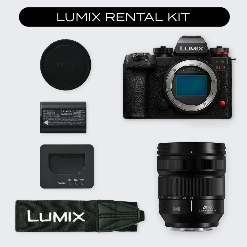 Lumix S1Ii Full-Frame Mirrorless Camera Rental Kit With 24–60Mm F2.8 Lens (L-Mount) 1