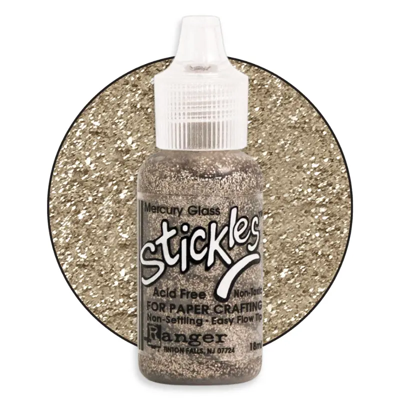 Mercury Glass Effect Stickles Glitter Glue 1