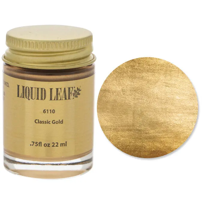 Metallic Liquid Leaf Gilding Paint For Art & Craft Projects 1