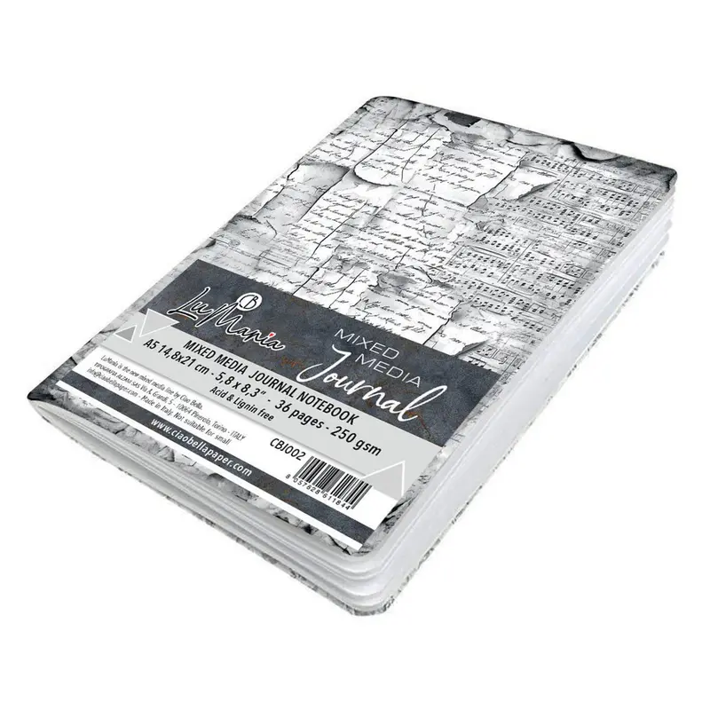 Mixed Media A5 Journal – Art Journal Notebook With Heavyweight Pages 1