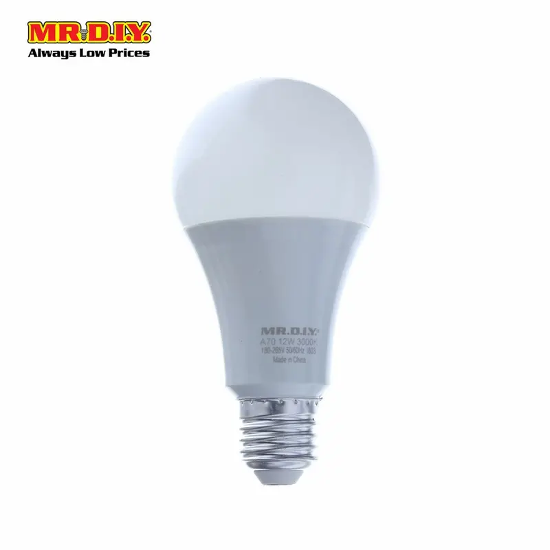 Mr.Diy 12W Warm White Round Led Bulb – Standard Shape 1