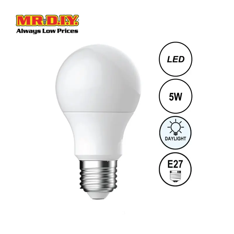 Mr.Diy 5W Daylight A60 Led Bulb – E27 Fitting 1