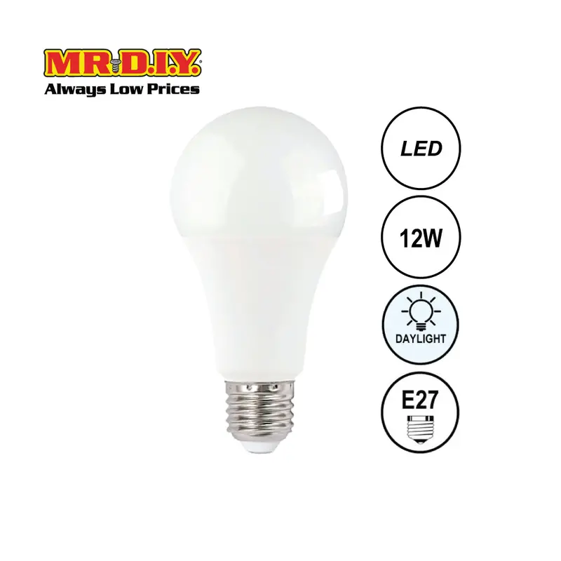 Mr.Diy A70 Daylight Led Bulb – 12W, 1200 Lumens 1