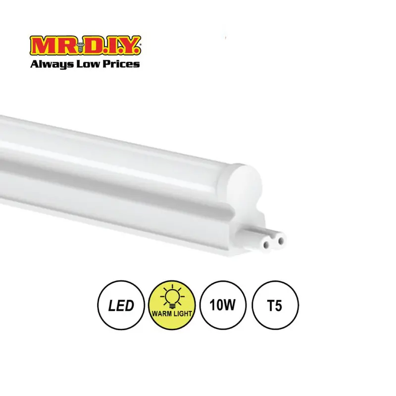 Mr.Diy Led T5 Tube Kit – 60Cm Warm White (10W) 1