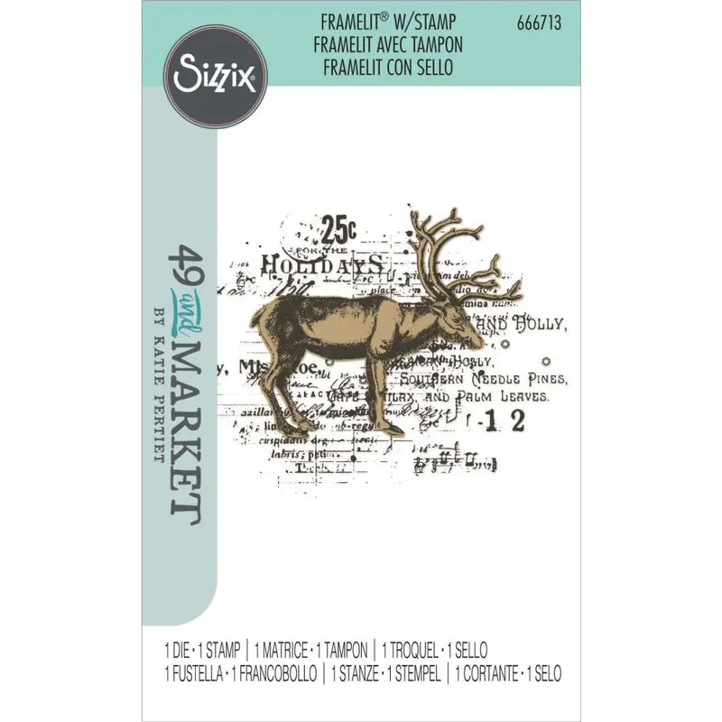 Reindeer Mix Stamp And Die Bundle – 49 & Market Holiday Collection 1