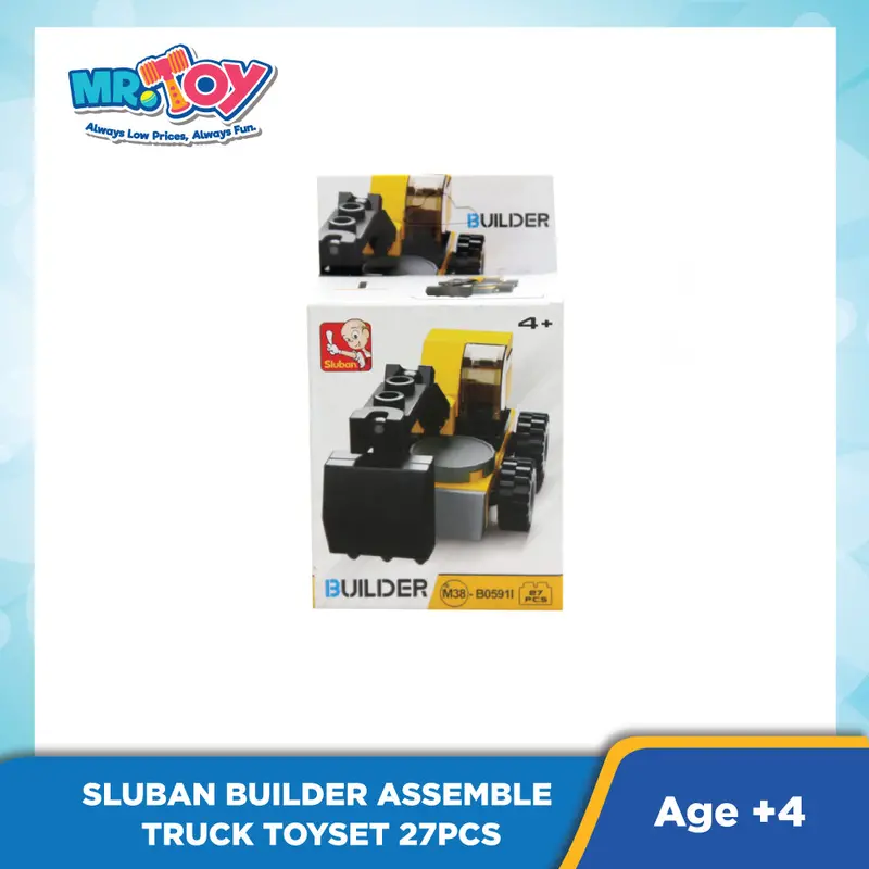 Sluban Assemble-And-Play Heavy-Duty Truck Model – 27-Piece Set (M38-B0591I) 1