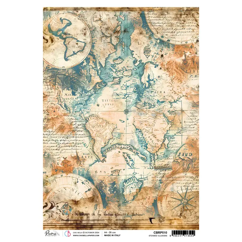 'Steamed Illusions' A4 Delicate Rice Paper 1