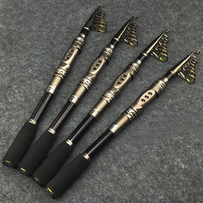 Telescoping Carbon Fiber Fishing Rod – 1.8M To 3.3M Retractable Travel Rod 1
