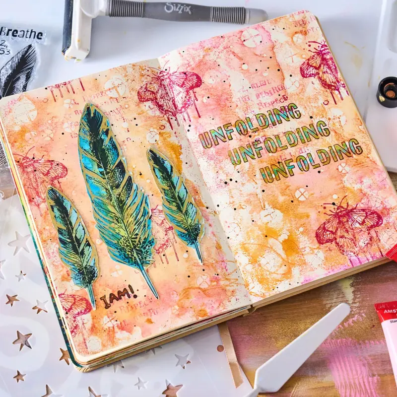 The R'S Have It: A6 Lettering Stamp + A5 Stencil Set By Cat Kerr 1