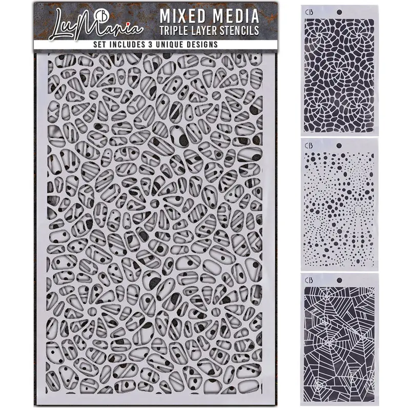 Triple-Layer Stencil Kit – Design No. 4 1