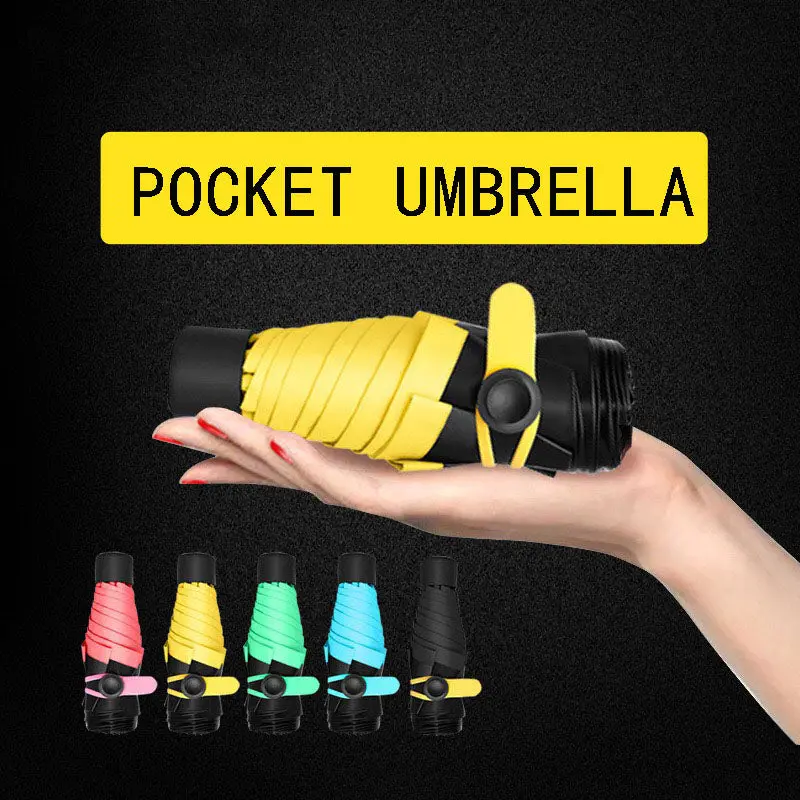 Ultra-Compact Folding Pocket Umbrella – Lightweight, Wind-Resistant Travel Shelter 1