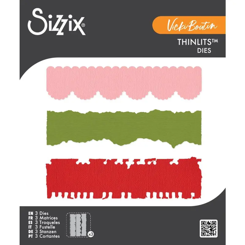 Vicki Boutin Double Edgers Thinlits Die Set – Precision Crafting Dies 1