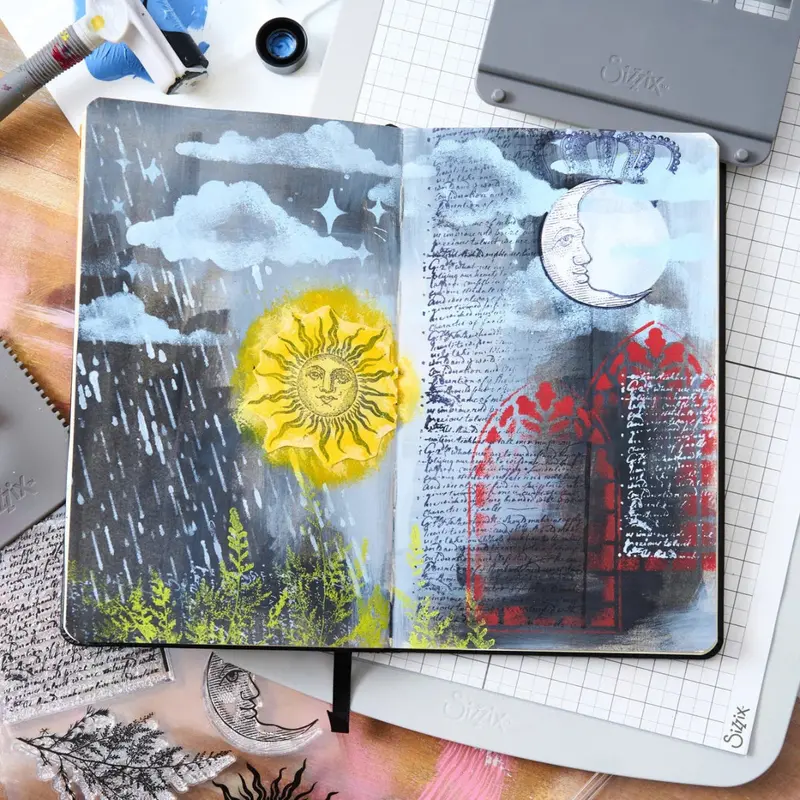 Weather Wonder A5 Stamp And Stencil Set By Mark Montano 1