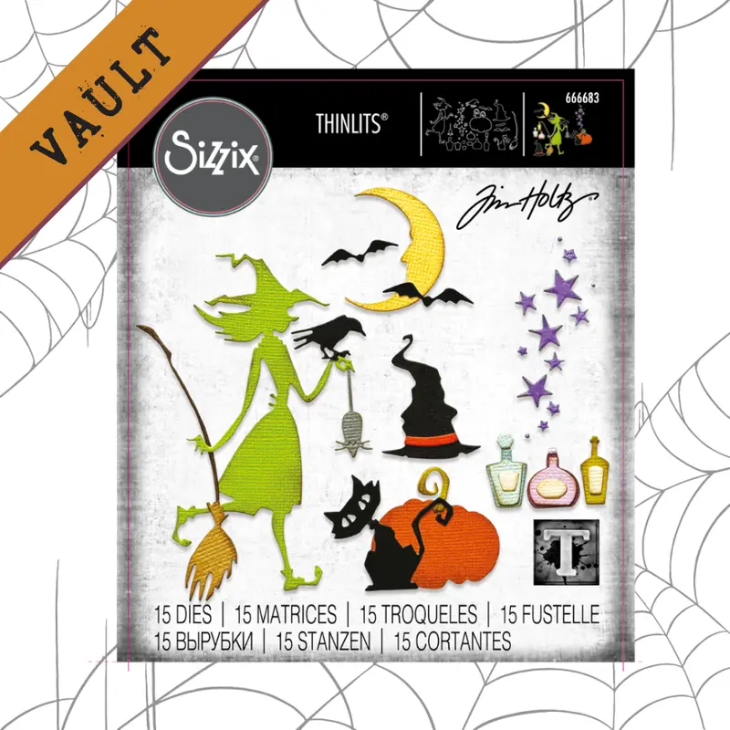 Wicked Die Cut Set – Tim Holtz Halloween Vault 2023 Collection 1