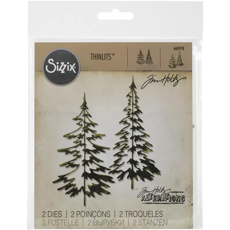 Woodlands-Themed Thinlits Die Set – Tim Holtz 1