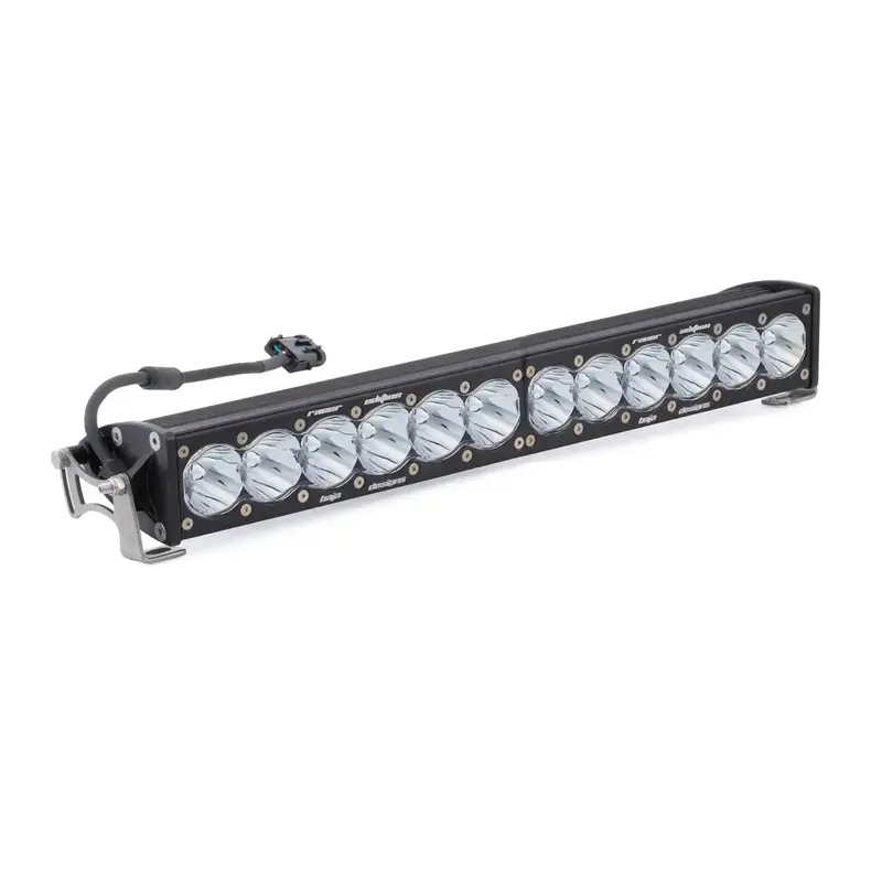 Baja Designs Onx6 Straight Racer Edition Led Light Bar – 20" Spot Beam With Clear Lens For Maximum Distance 1