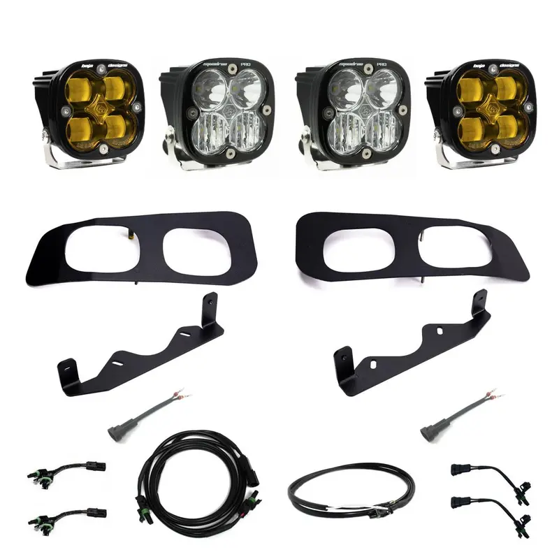 Baja Designs Squadron Sae + Squadron Pro Dual Fog Light Kit – Model 448228Up 1