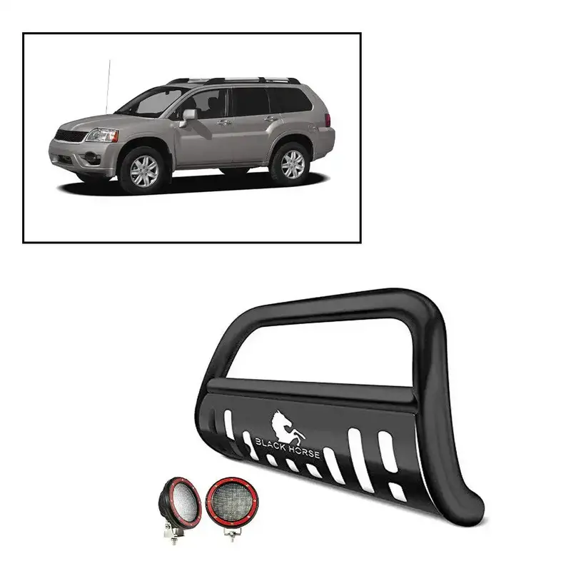 Black Horse Off-Road Cbb-Mib8001Sp-Plfr Heavy-Duty Steel Skid Plate For Underbody Protection 1