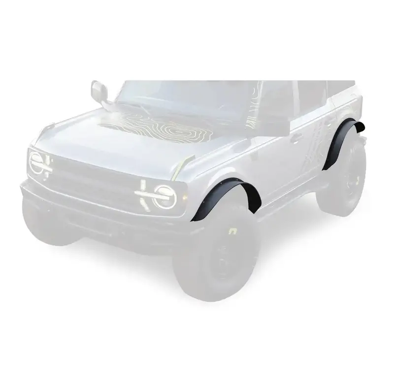 Black Horse Off-Road Ff-Fbfr21 Front And Rear Steel Skid Plate Set 1