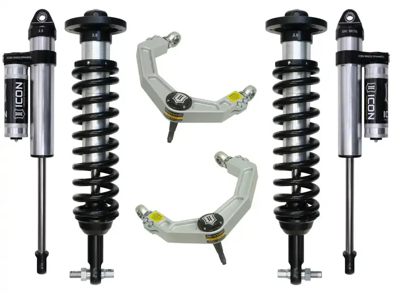 Icon Vehicle Dynamics Stage 3 Suspension System For 2015–2020 Ford F-150 4Wd — Includes Billet Upper Control Arms And Adjustable Coilovers 1